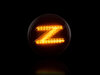 Maximum lighting of the dynamic LED side indicators for Nissan 370Z