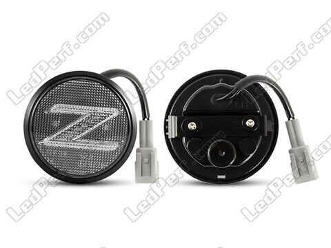 Connectors of the sequential LED turn signals for Nissan 370Z - transparent version
