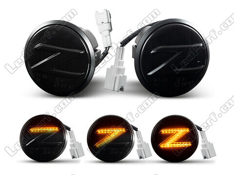 Dynamic LED Side Indicators for Nissan 370Z - Smoked Black Version