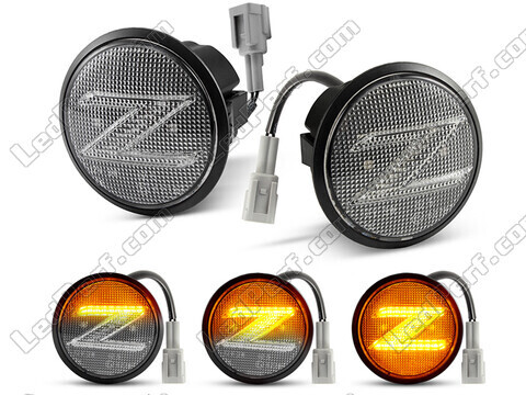 Sequential LED Turn Signals for Nissan 370Z - Clear Version