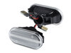 Side view of the sequential LED turn signals for Nissan Micra III - Transparent Version
