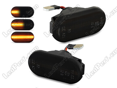 Dynamic LED Side Indicators for Nissan Micra III - Smoked Black Version