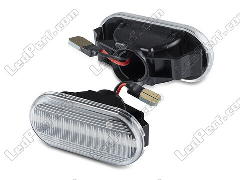 Side view of the sequential LED turn signals for Nissan Micra III - Transparent Version