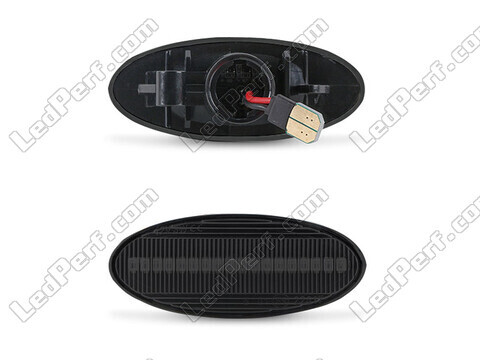 Connector of the smoked black dynamic LED side indicators for Nissan Micra IV