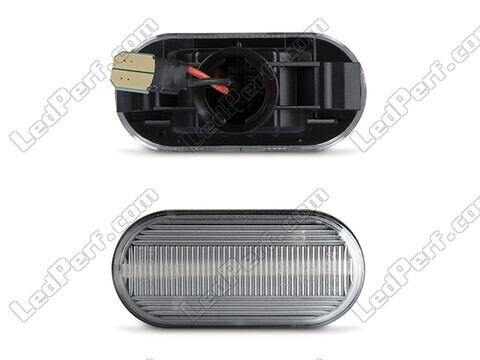 Connectors of the sequential LED turn signals for Nissan Navara D40 - transparent version