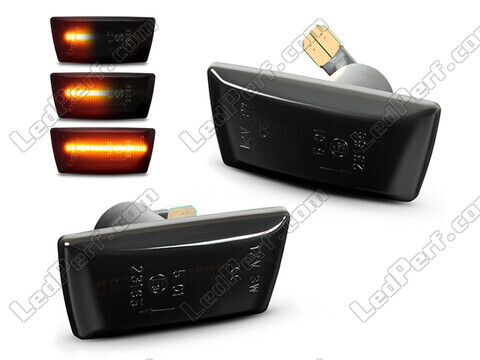 Dynamic LED Side Indicators for Opel Corsa D - Smoked Black Version
