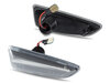 Side view of the sequential LED turn signals for Opel Insignia B - Transparent Version