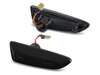 Side view of the dynamic LED side indicators for Opel Zafira C - Smoked Black Version