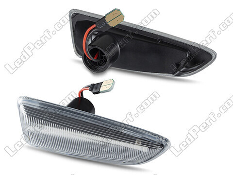 Side view of the sequential LED turn signals for Opel Zafira C - Transparent Version