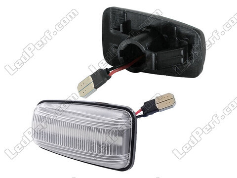 Side view of the sequential LED turn signals for Peugeot 306 - Transparent Version