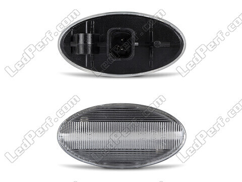 Connectors of the sequential LED turn signals for Peugeot 307 - transparent version