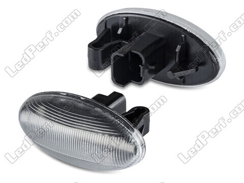 Side view of the sequential LED turn signals for Peugeot 607 - Transparent Version