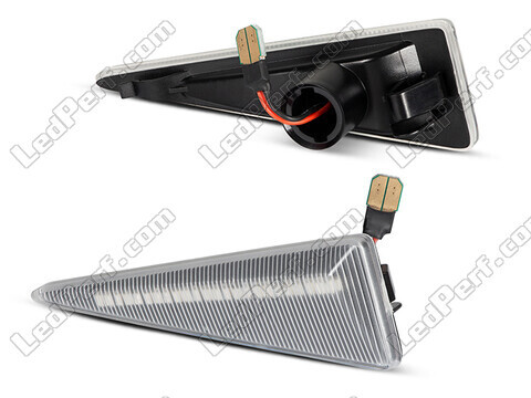 Side view of the sequential LED turn signals for Renault Vel Satis - Transparent Version