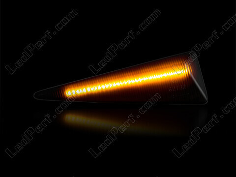Maximum lighting of the dynamic LED side indicators for Renault Wind Roadster