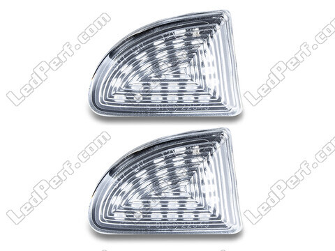 Front view of the sequential LED turn signals for Smart Fortwo II - Transparent Color