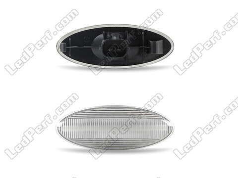 Connectors of the sequential LED turn signals for Toyota Aygo - transparent version