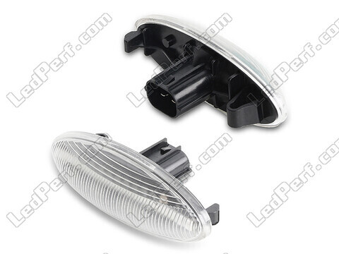 Side view of the sequential LED turn signals for Toyota Aygo - Transparent Version