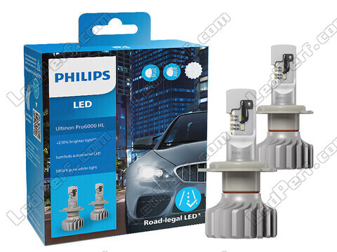 Philips LED bulbs packaging for Toyota Yaris 2 - Ultinon PRO6000 approved