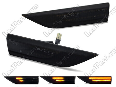 Dynamic LED Side Indicators for Volkswagen Caddy IV - Smoked Black Version