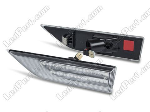 Side view of the sequential LED turn signals for Volkswagen Caddy IV - Transparent Version