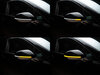 Different stages of the scrolling light of Osram LEDriving® dynamic turn signals for Volkswagen Golf 7 side mirrors