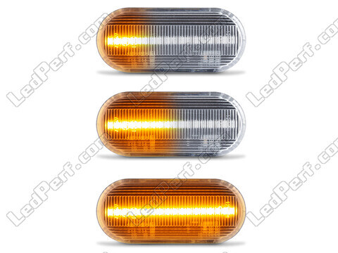 Lighting of the transparent sequential LED turn signals for VW Multivan/Transporter T5