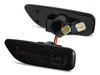 Side view of the dynamic LED side indicators for Volvo V70 II - Smoked Black Version