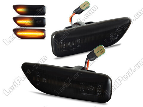 Dynamic LED Side Indicators for Volvo XC70 - Smoked Black Version