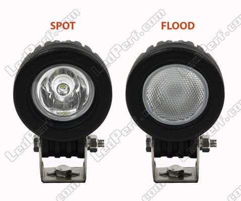 KTM Enduro R 690 Spotlight VS Floodlight beam