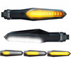 2-in-1 dynamic LED turn signals with integrated Daytime Running Light for Honda NSR 125