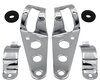 Set of Attachment brackets for chrome round Suzuki Bandit 1250 N (2007 - 2010) headlights