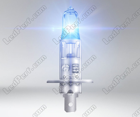 H1 halogen bulb Osram Cool Blue Intense NEXT GEN producing LED effect lighting