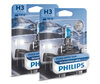 Pack of 2 Philips WhiteVision ULTRA H3 Bulbs + Pilot Lights - 12336WVUB1