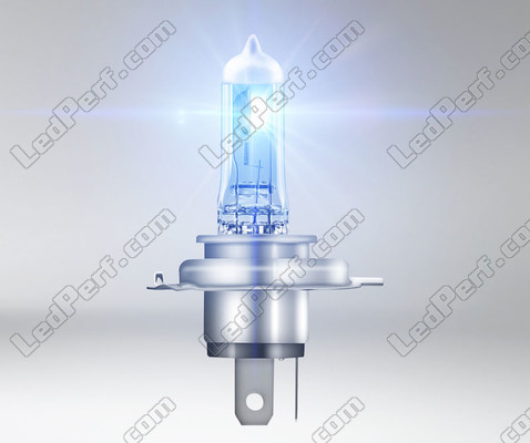 H4 halogen bulb Osram Cool Blue Intense NEXT GEN producing LED effect lighting