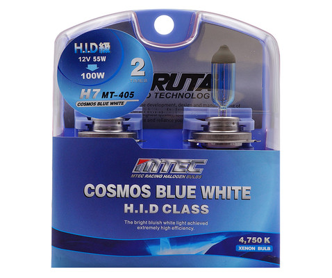 MTEC Cosmos Blue HB4 9006 gas-charged xenon bulb