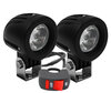 Additional LED headlights for motorcycle Triumph Daytona 600 - Long range