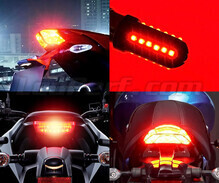 LED bulb pack for rear lights / brake lights on the Kawasaki ZZR 1200