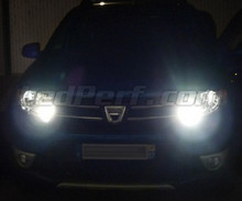 Daytime running light/sidelight LED pack (xenon white) for Dacia Sandero 2
