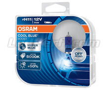 Pack of 2 Osram Cool Blue Boost  H11 bulbs - 5000K - 62211CBB-HCB