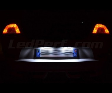 Volvo C30 license plate illumination. LED registration