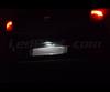 LED Licence plate pack (xenon white) for Dacia Sandero 2