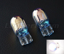 Pack of 2 Platinum (Chrome) sidelight bulbs - White - W21/5W base (dual filament)