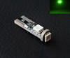 T10 Panther LEDs - Green - Anti-onboard-computer error W5W