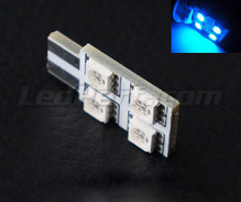 T10 Rotation LED with 4 leds HP - Side lighting - Blue - W5W
