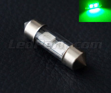 31mm Festoon LED bulb - green - C3W