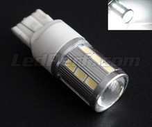 W21W Magnifier Bulb with 21 leds High-Power SG + Lens white T20 Base